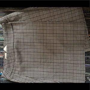 Business Casual Plaid Skirt